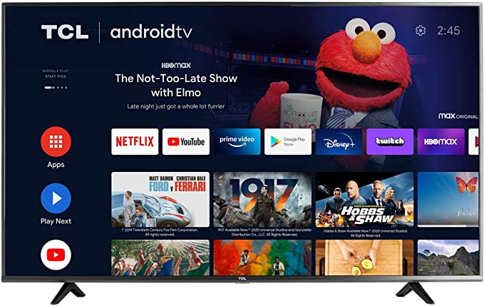 TCL 43-inch Smart 4K UHD HDR Android TV