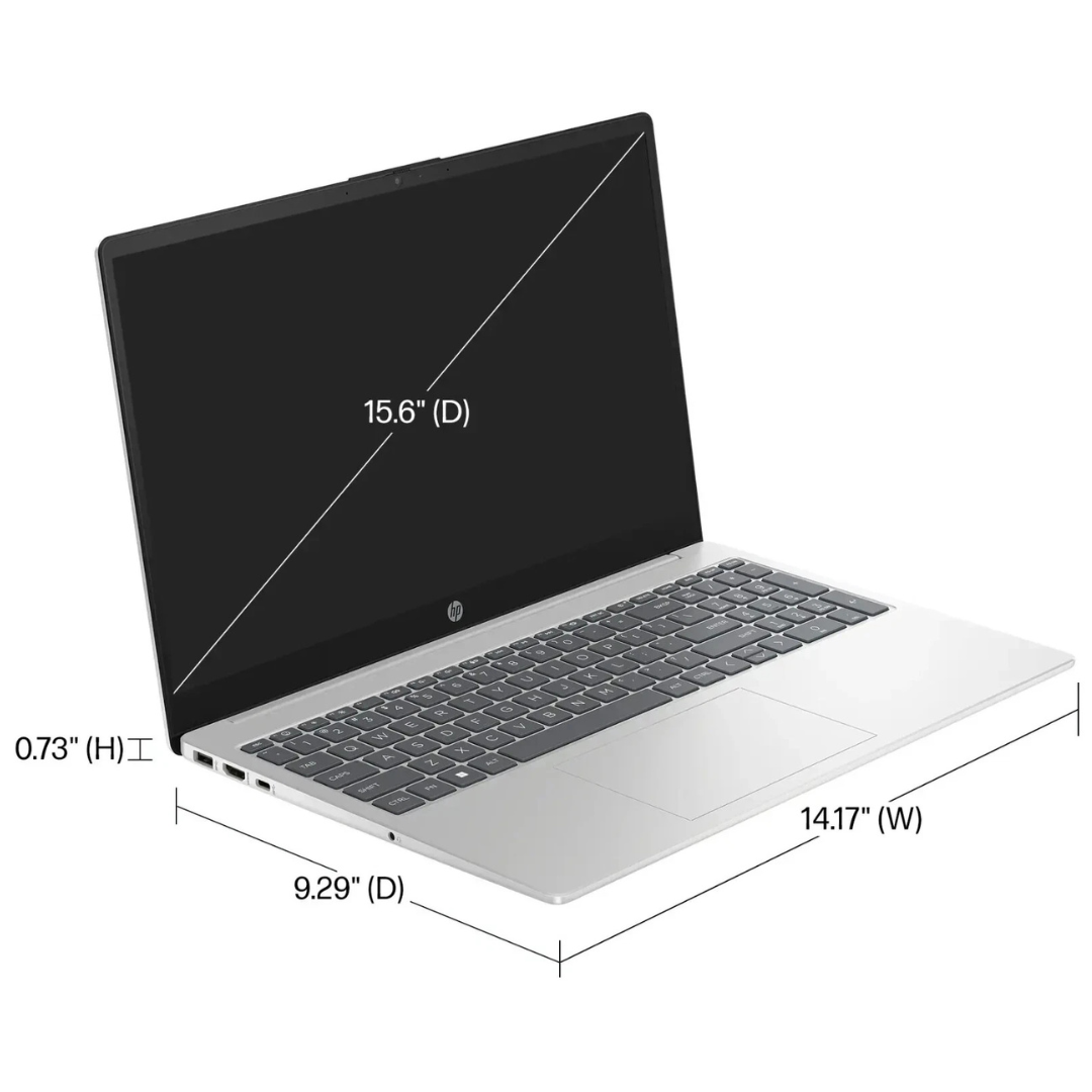 HP 15.6" FHD Touchscreen Laptop - i7-1255U - 16GB RAM 512GB SSD - Silver