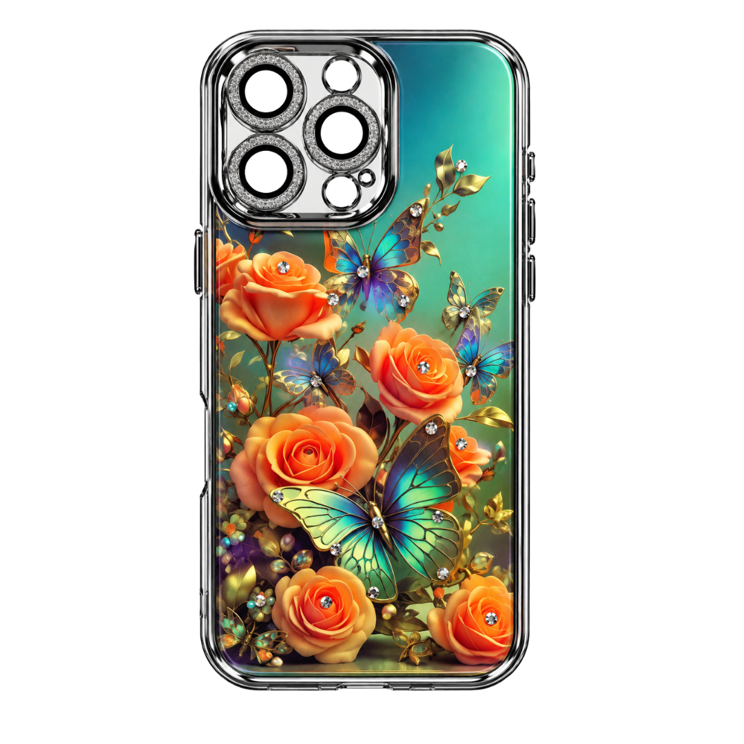 Flower Design Case for iPhone 16 Pro Max