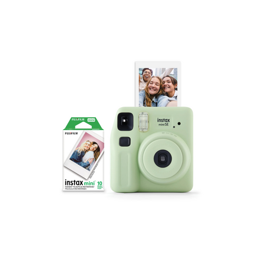 FujiFilm Instax Mini SE Instant Camera and Film Bundle