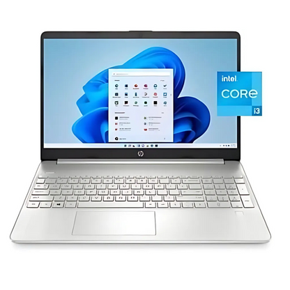 HP Laptop 15.6 Computer 15-dy5131wm Silver  I3-1215u 256GB SSD 8GB Win 11