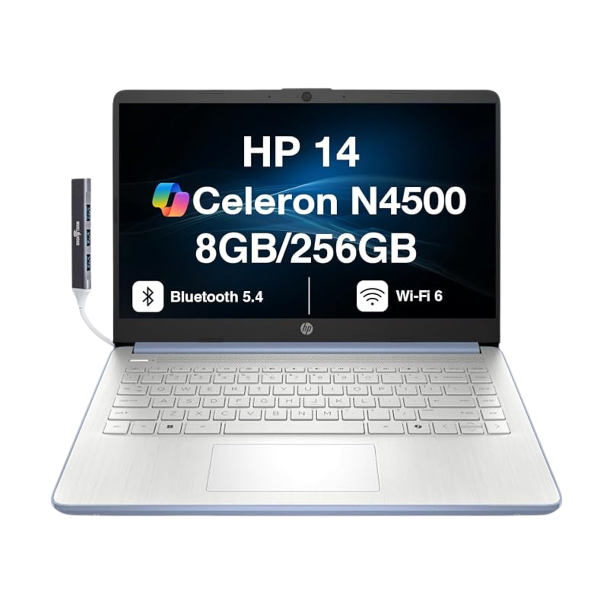 HP 14 Business Laptop 14" HD Display, Celeron N4500, 8GB/256GB