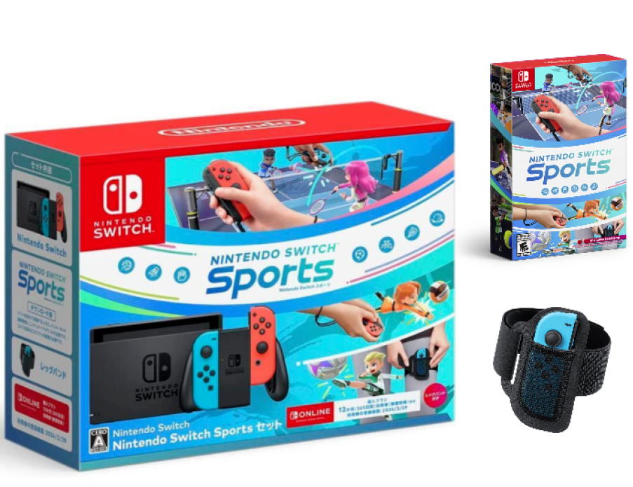 Nintendo Switch- Leg Strap Sport Bundle