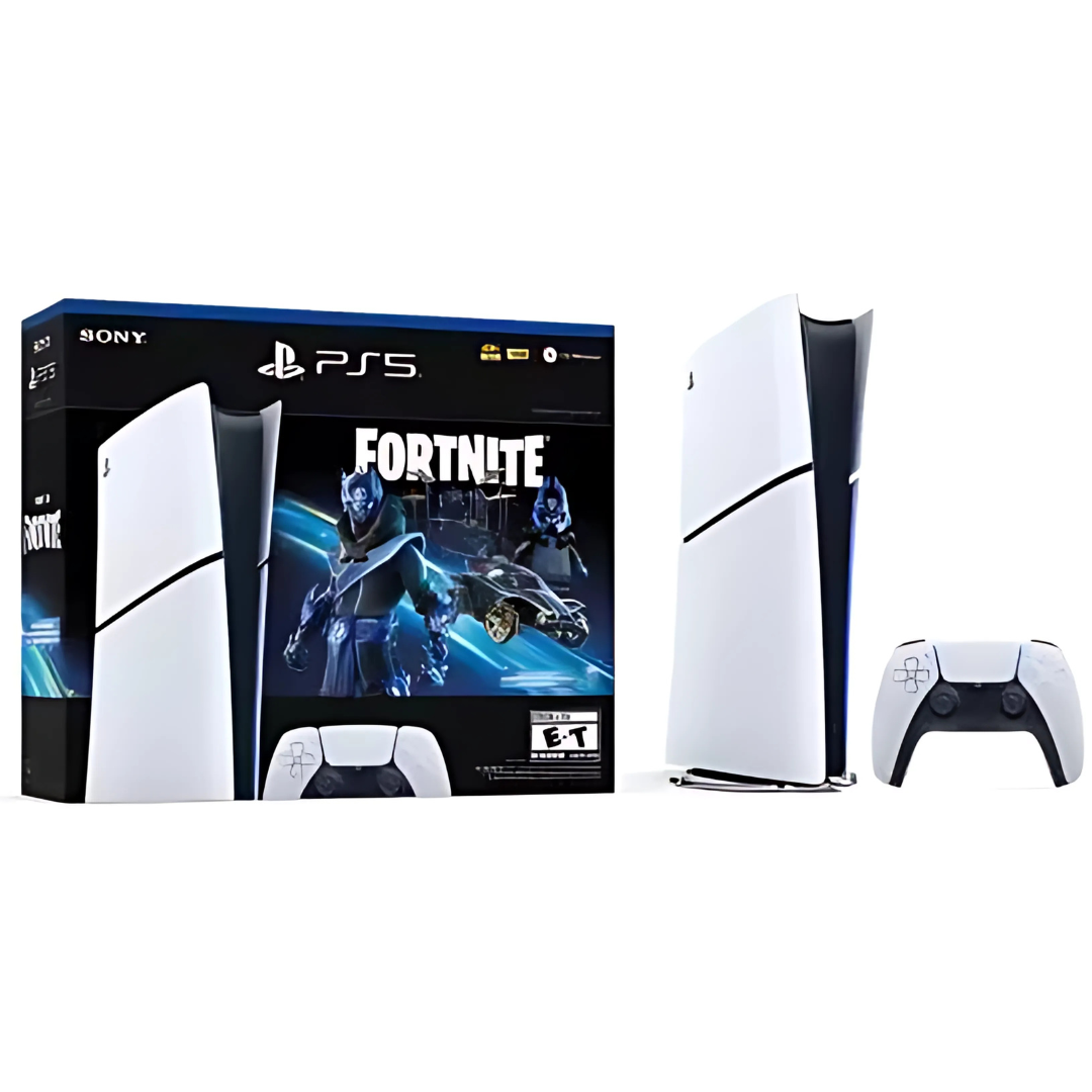 PlayStation 5 Digital Slim Edition Fortnite Cobalt Star Bundle