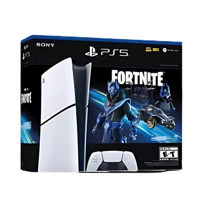 PlayStation 5 Digital Slim Edition Fortnite Cobalt Star Bundle